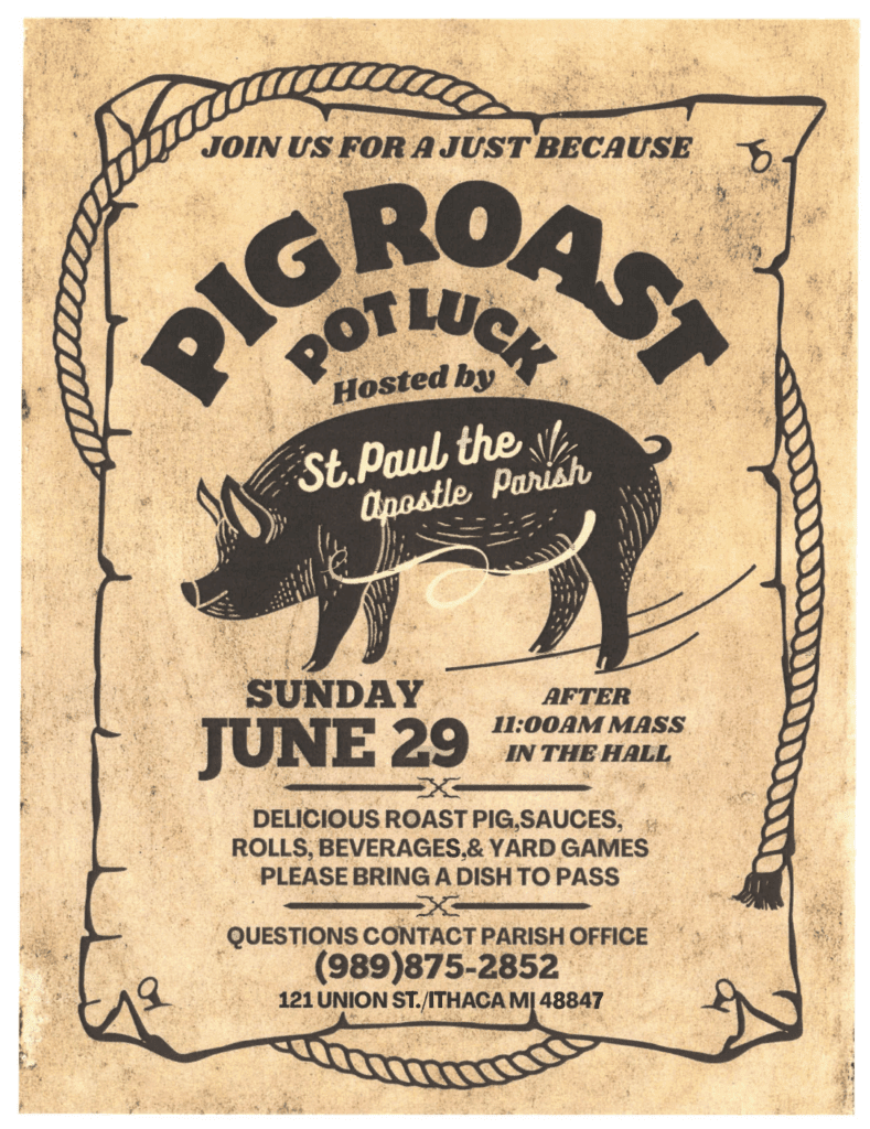 Just Because Pig Roast Potluck